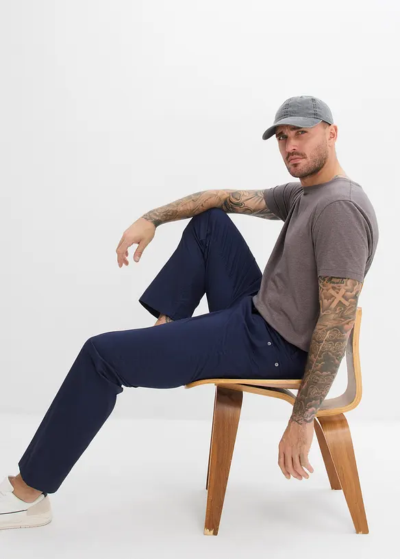 Pantaloni elasticizzati con vita elasticizzata regular fit, straight, bonprix