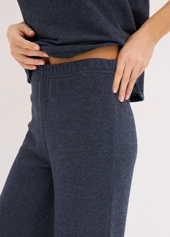 Tuta da casa in tessuto morbido operato, bonprix