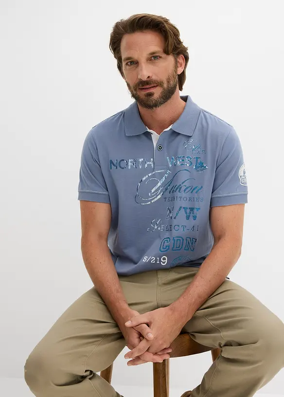 Polo in jersey a maniche corte, bonprix