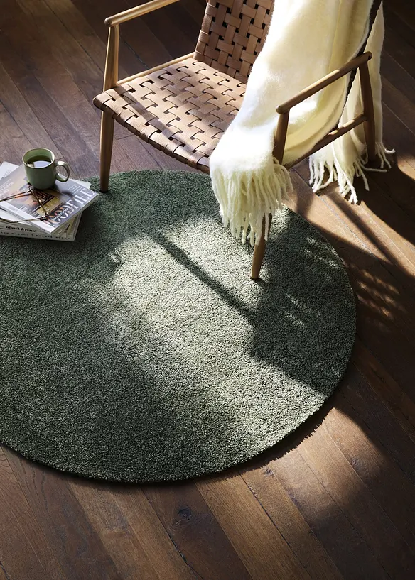 Tappeto rotondo lavabile a pelo morbido, bonprix