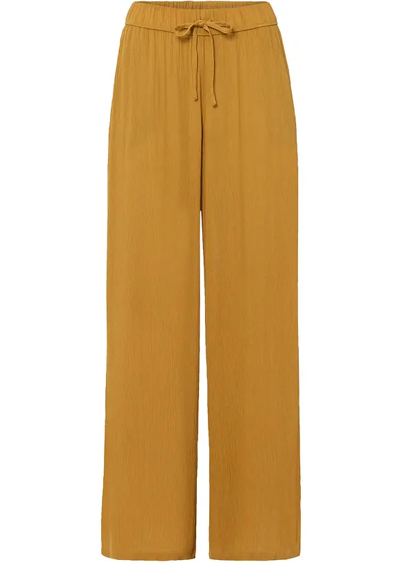 Pantaloni larghi in viscosa fluente, bonprix