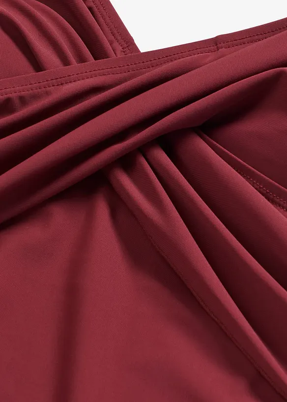 Costume intero con dettaglio incrociato ed effetto modellante leggero, bonprix