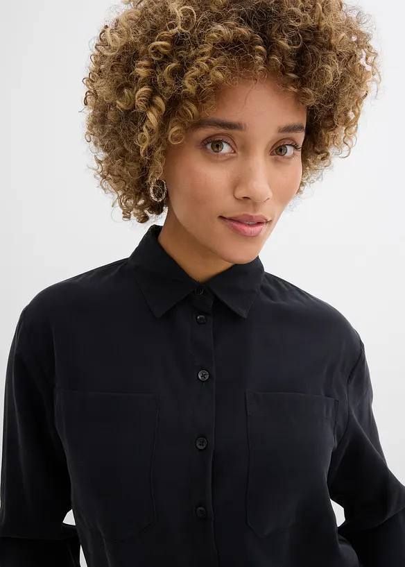 Camicetta in misto viscosa fluente, bonprix