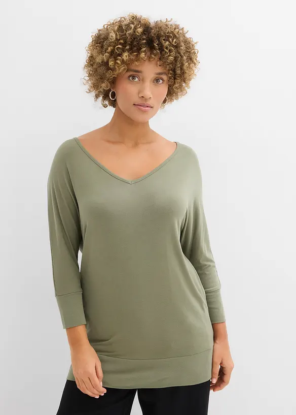 Maglia oversize in viscosa fluente, bonprix