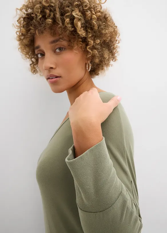 Maglia oversize in viscosa fluente, bonprix