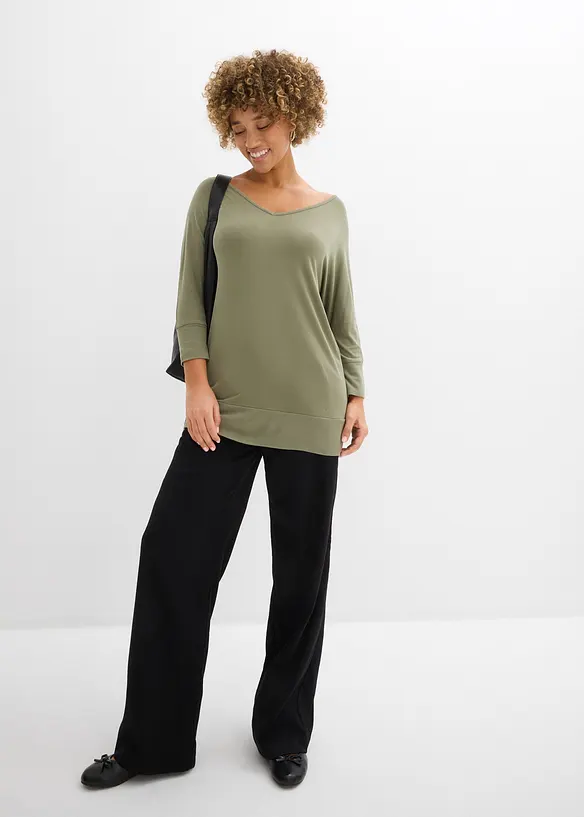 Maglia oversize in viscosa fluente, bonprix