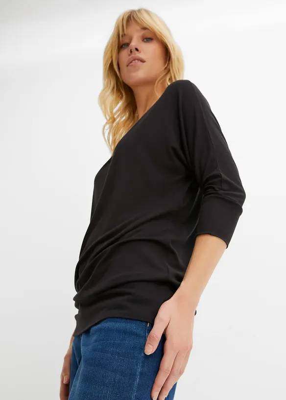 Maglia oversize in viscosa fluente, bonprix