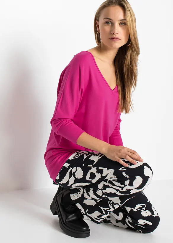 Maglia oversize in viscosa fluente, bonprix