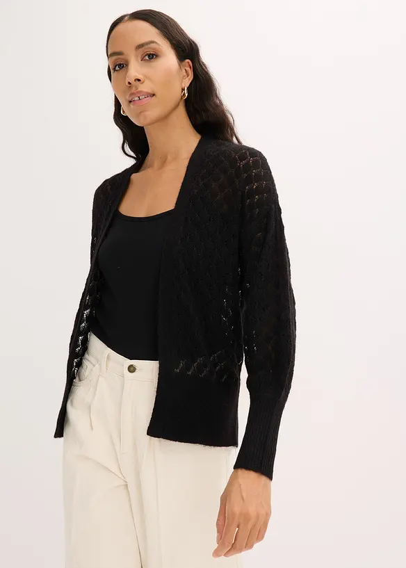Cardigan traforato, bonprix