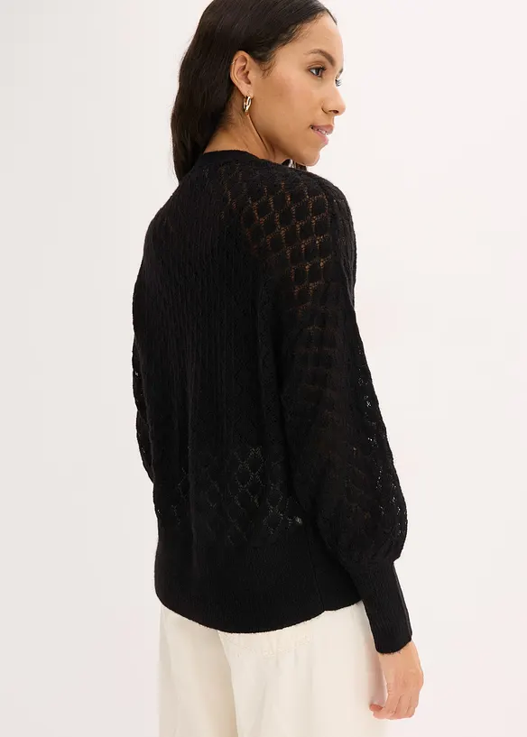 Cardigan traforato, bonprix