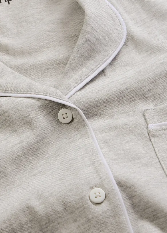 Camicia da notte corta in puro cotone biologico, bonprix