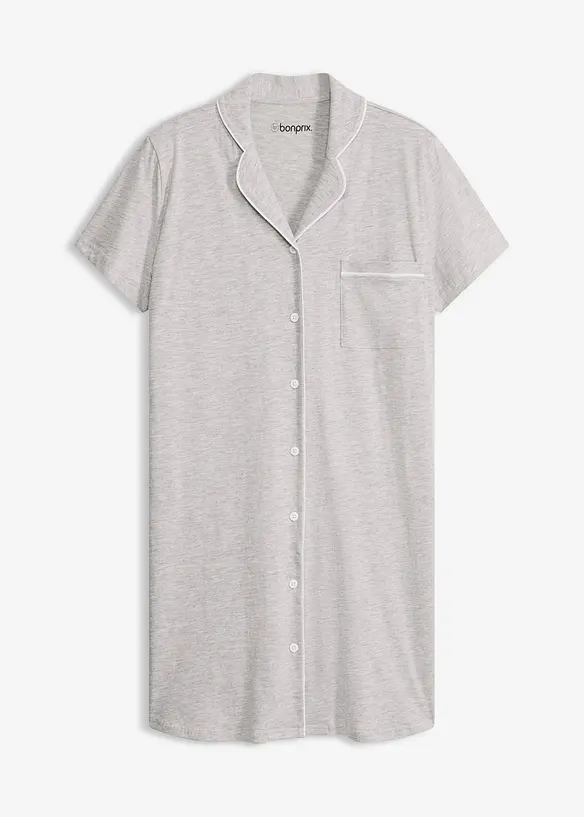Camicia da notte corta in puro cotone biologico, bonprix
