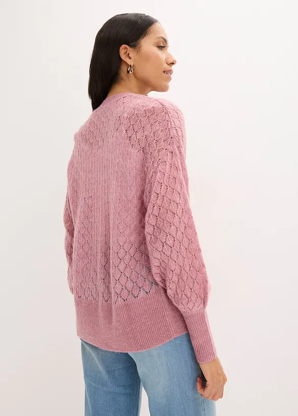 Cardigan traforato, bonprix