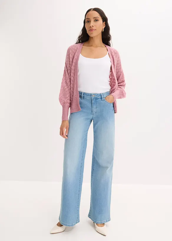 Cardigan traforato, bonprix