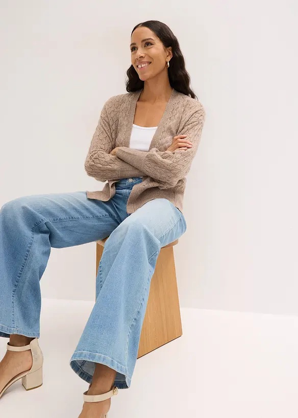 Cardigan traforato, bonprix