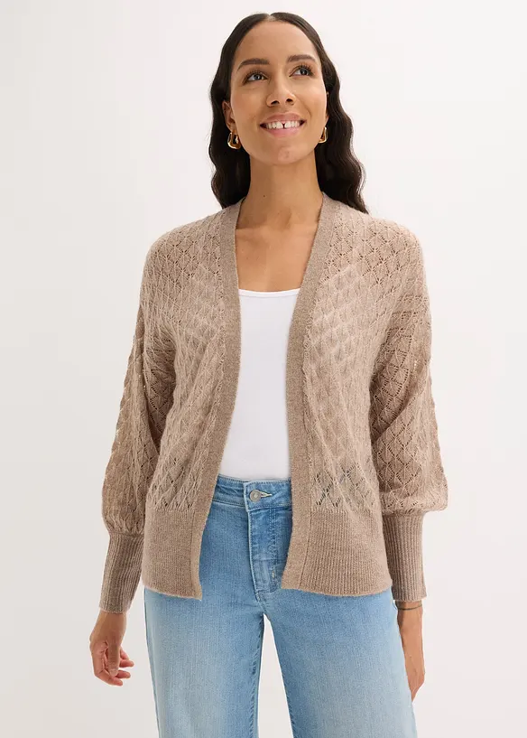 Cardigan traforato, bonprix
