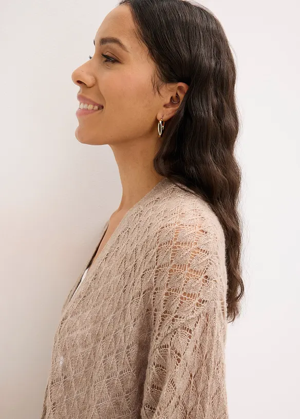 Cardigan traforato, bonprix