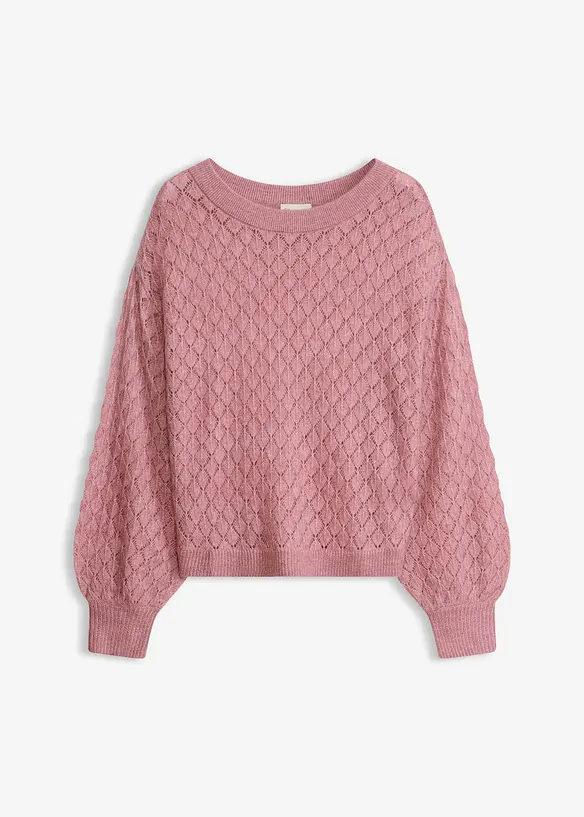 Maglione traforato, bonprix