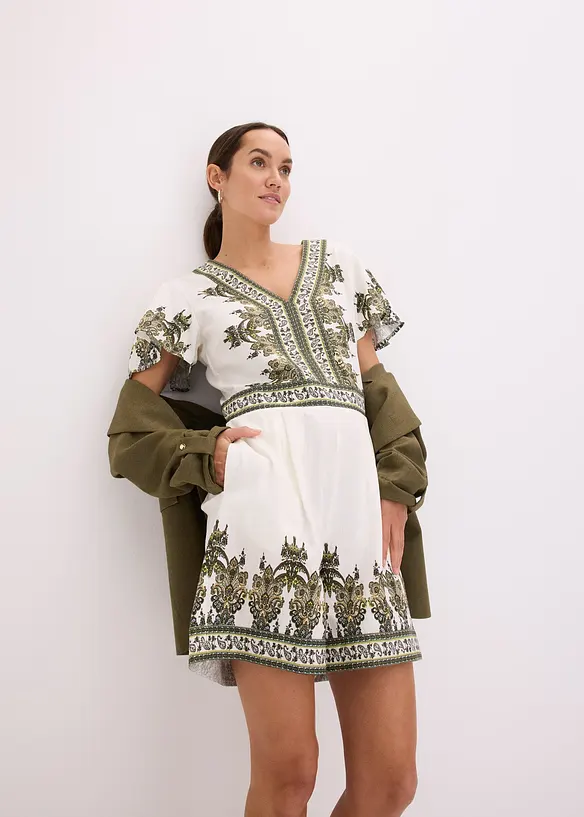 Tuta in misto cotone, bonprix