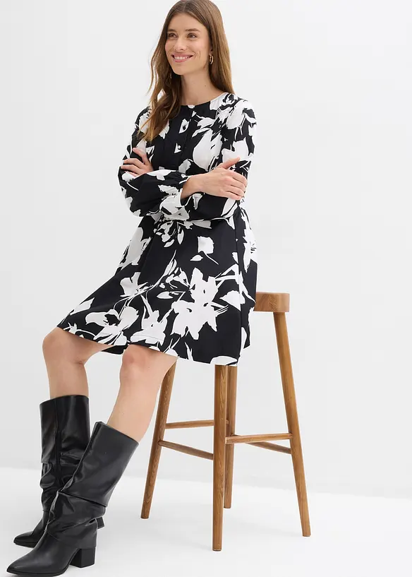 Abito tunica in puro cotone, bonprix