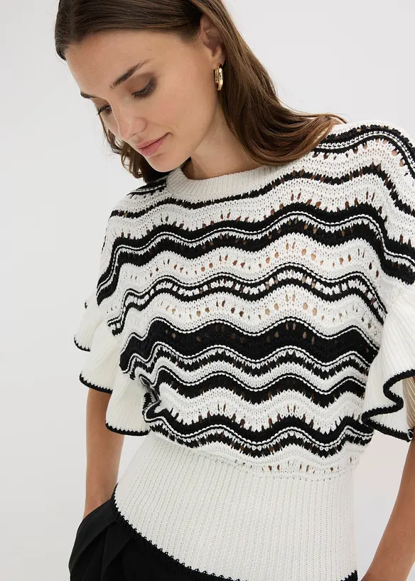 T-shirt in maglia, bonprix