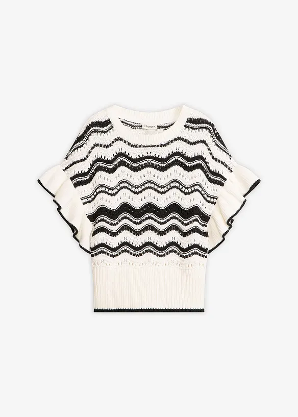 T-shirt in maglia, bonprix