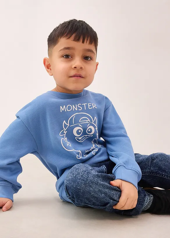 Felpa in puro cotone biologico, bonprix