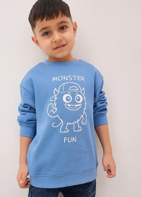 Felpa in puro cotone biologico, bonprix