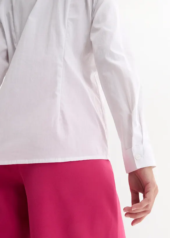 Camicia elasticizzata a maniche lunghe, bonprix