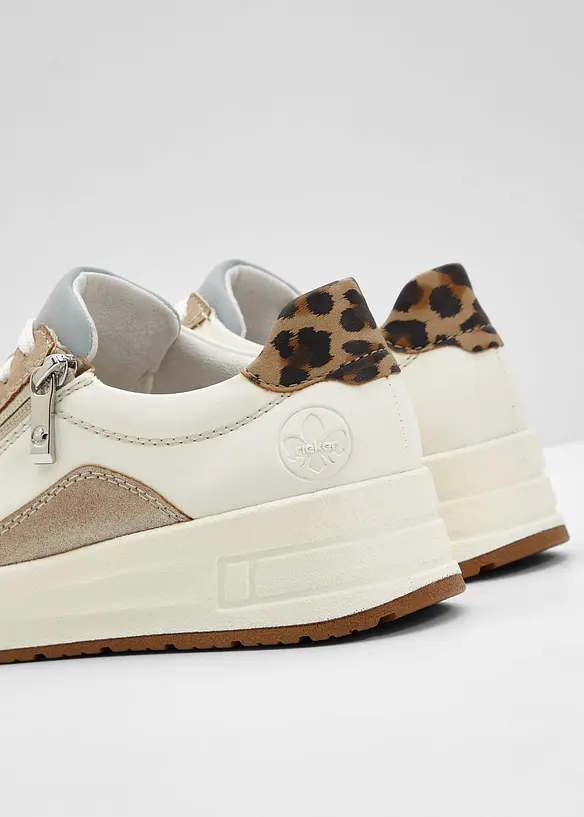 Sneaker Rieker con plateau in larghezza comoda, Rieker