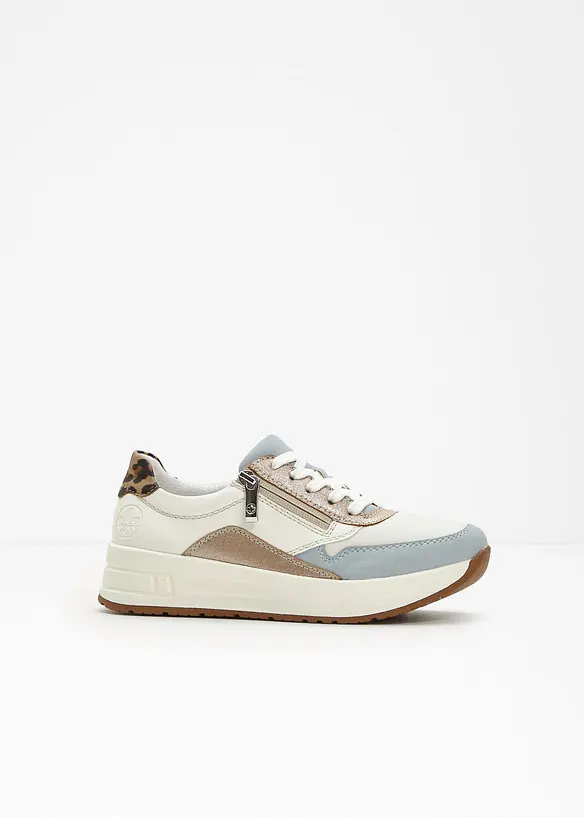 Sneaker Rieker con plateau in larghezza comoda, Rieker
