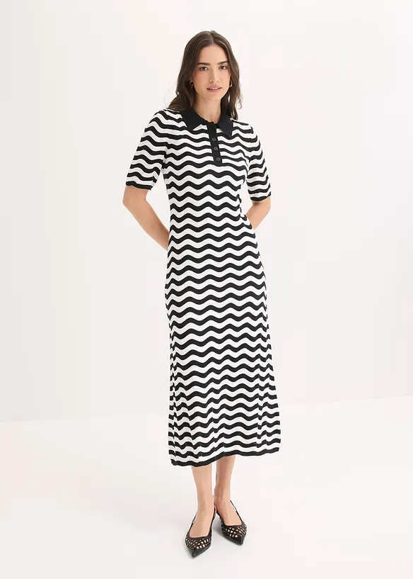 Abito in maglia di puro cotone, bonprix