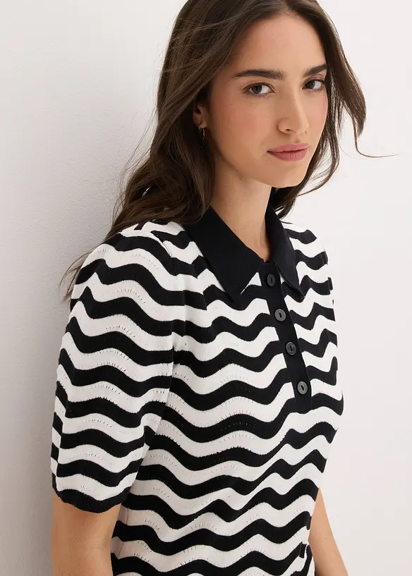 Abito in maglia di puro cotone, bonprix