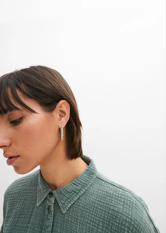 Camicia in mussola effetto used, bonprix