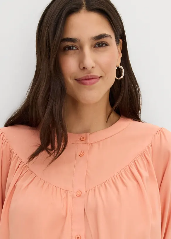 Blusa romantica in viscosa fluente, bonprix