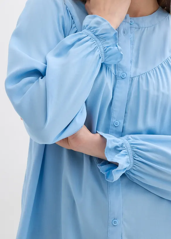 Blusa romantica in viscosa fluente, bonprix