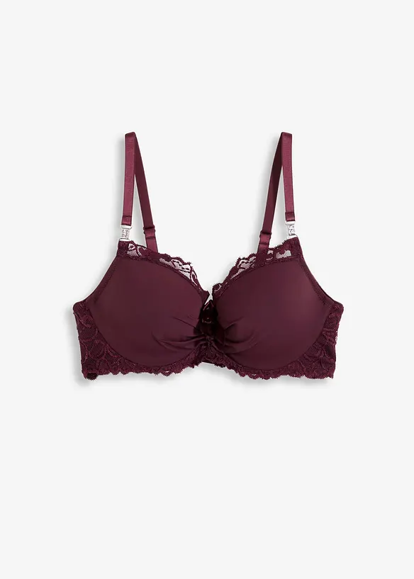 Reggiseno con coppe preformate e poliammide riciclata, bonprix