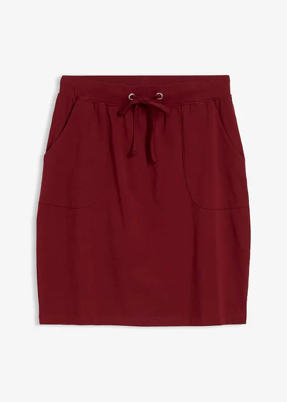 Gonna elasticizzata in cotone biologico, bonprix