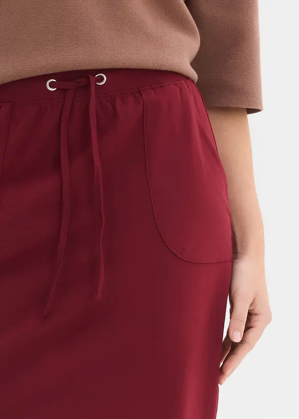 Gonna elasticizzata in cotone biologico, bonprix