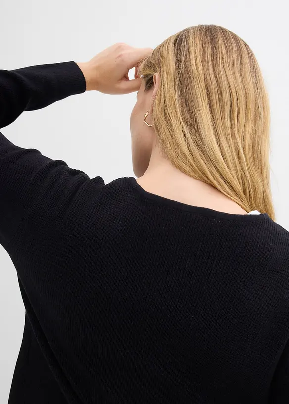 Cardigan corto in puro cotone biologico, bonprix