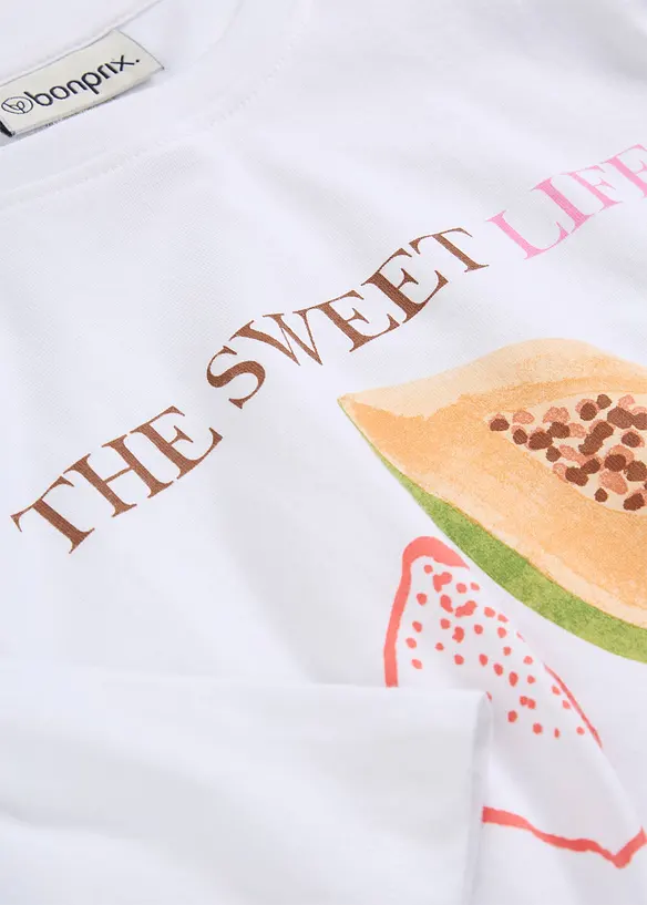 T-shirt in puro cotone biologico, bonprix