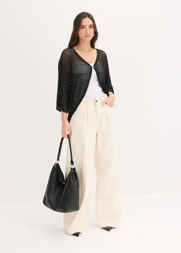 Cardigan traforato, bonprix