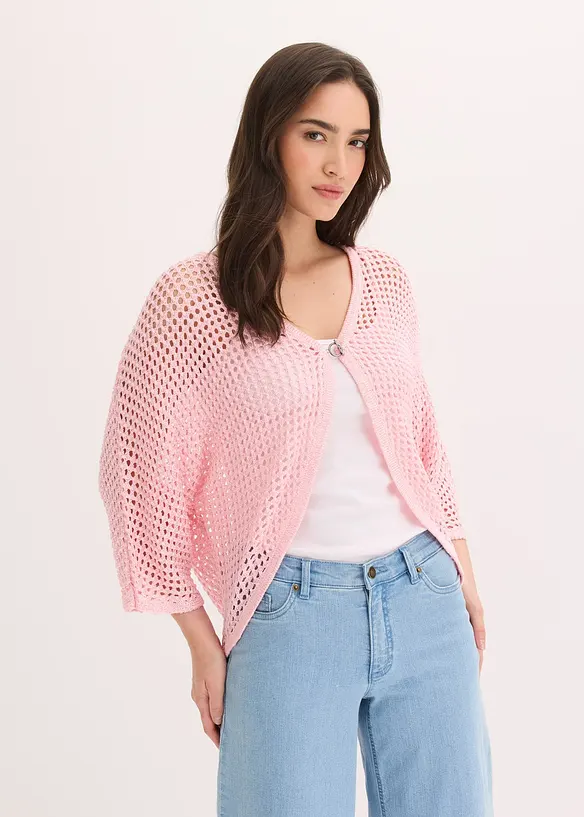 Cardigan traforato, bonprix