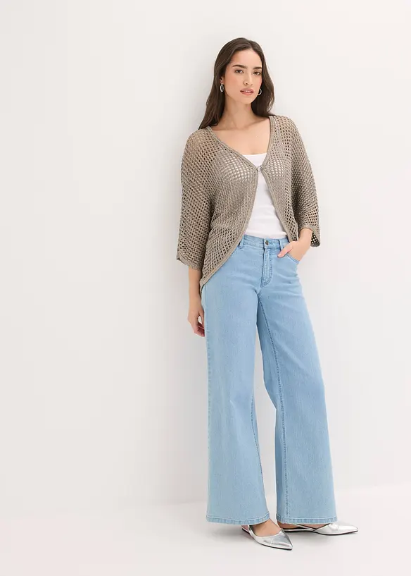 Cardigan traforato, bonprix