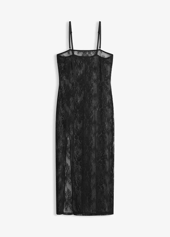 Abito in pizzo con spalline staccabili, bonprix