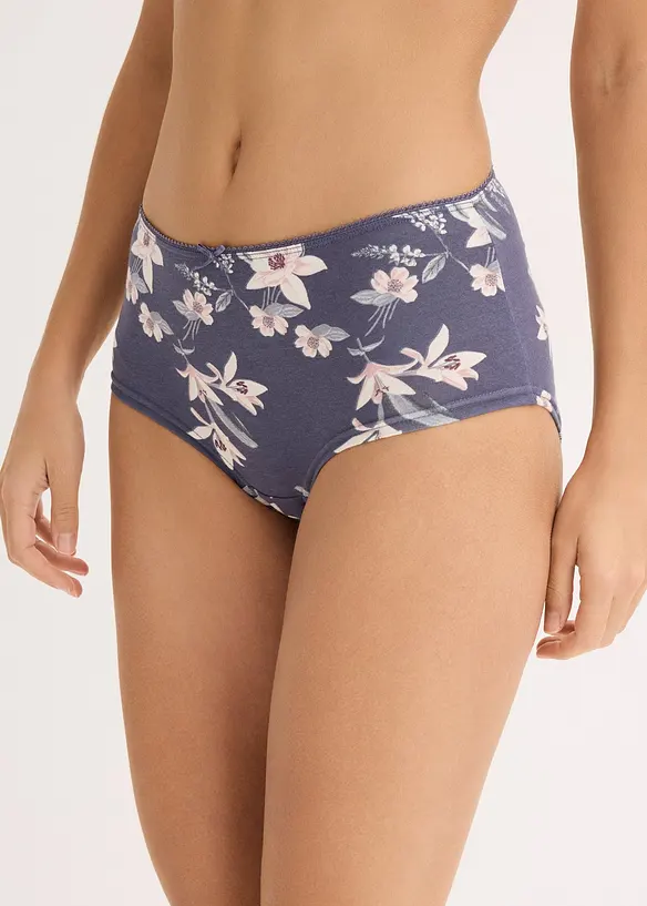 Culotte a vita alta (pacco da 4), bonprix