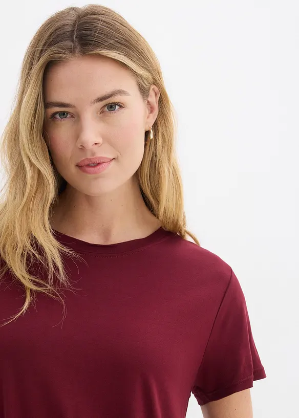 Maglia lunga in viscosa morbida, bonprix