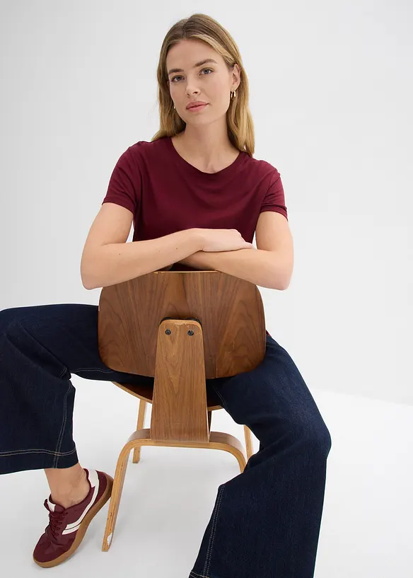 Maglia lunga in viscosa morbida, bonprix