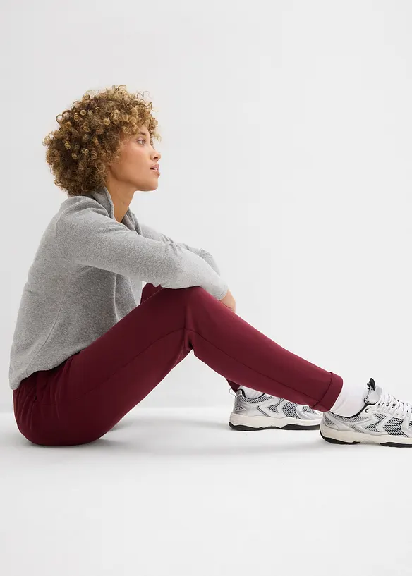 Pantaloni con elastico in vita in misto viscosa, bonprix