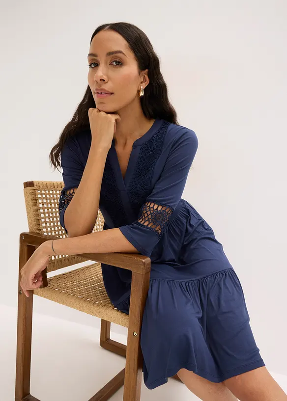 Abito tunica in viscosa morbida, bonprix